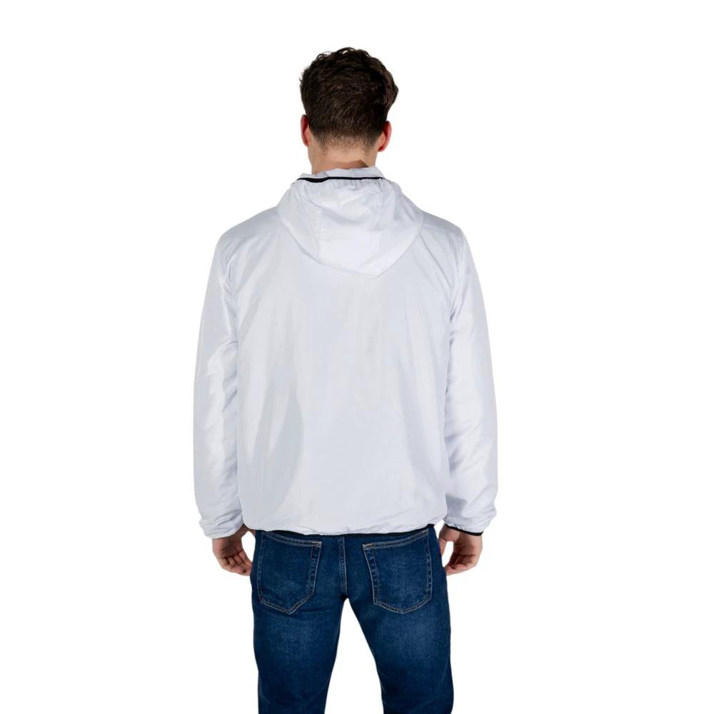 EA7 Emporio Armani White Polyester Shell Jacket by EA7 Emporio Armani