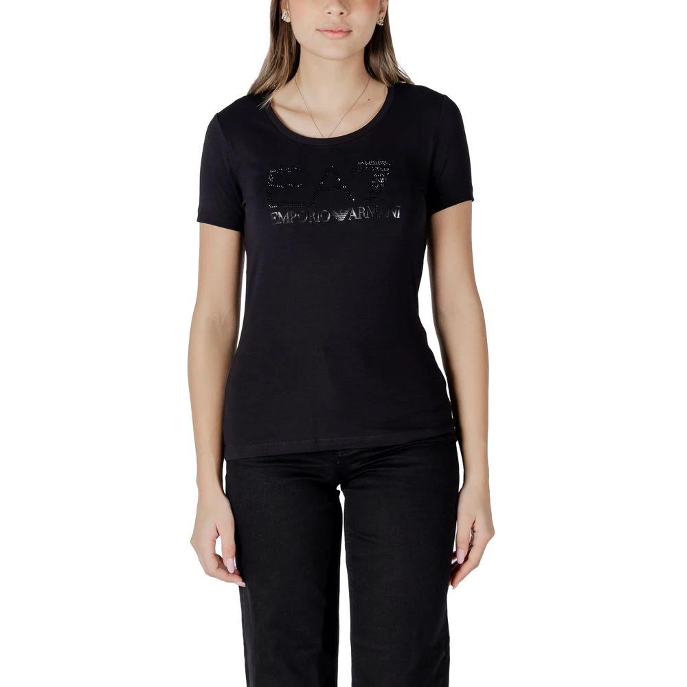EA7 Emporio Armani Black Cotton Sportswear by EA7 Emporio Armani