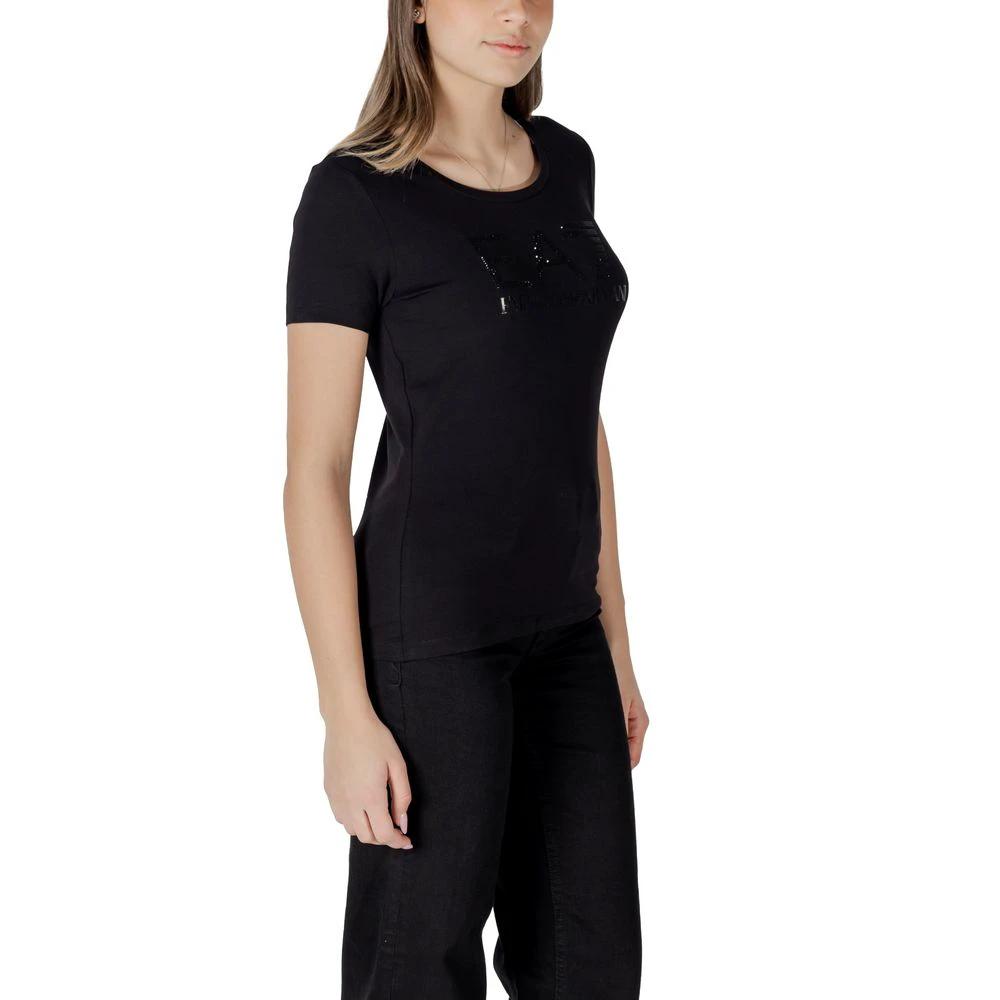 EA7 Emporio Armani Black Cotton Sportswear by EA7 Emporio Armani