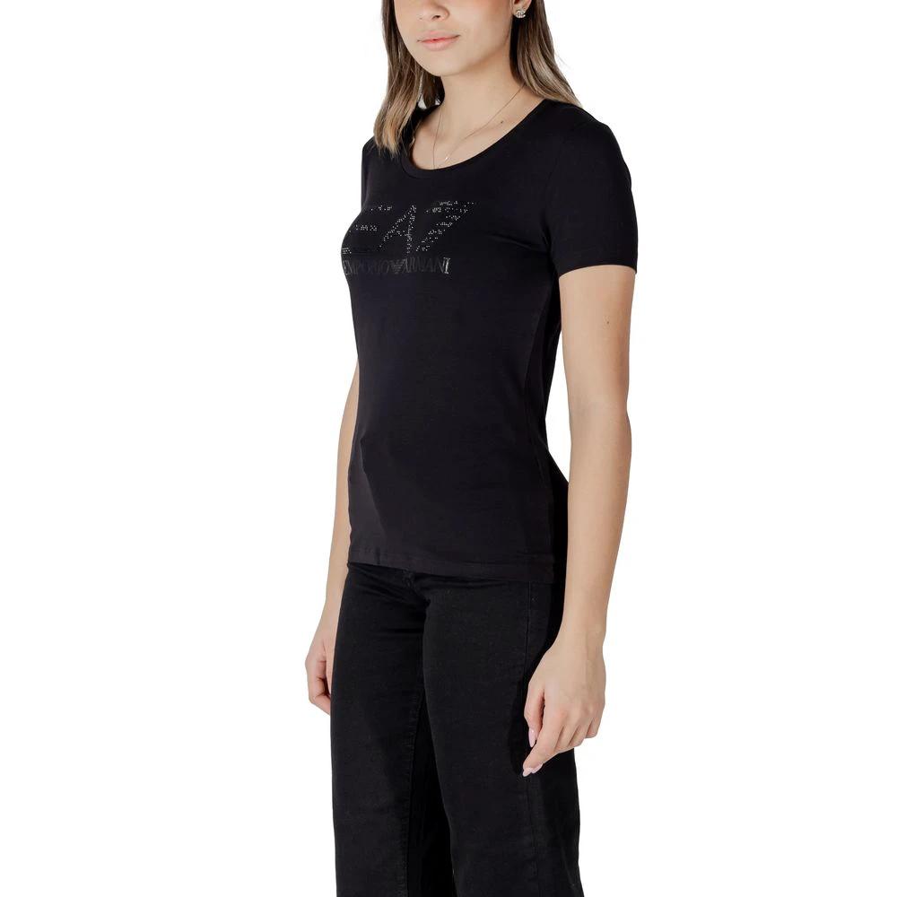 EA7 Emporio Armani Black Cotton Sportswear by EA7 Emporio Armani