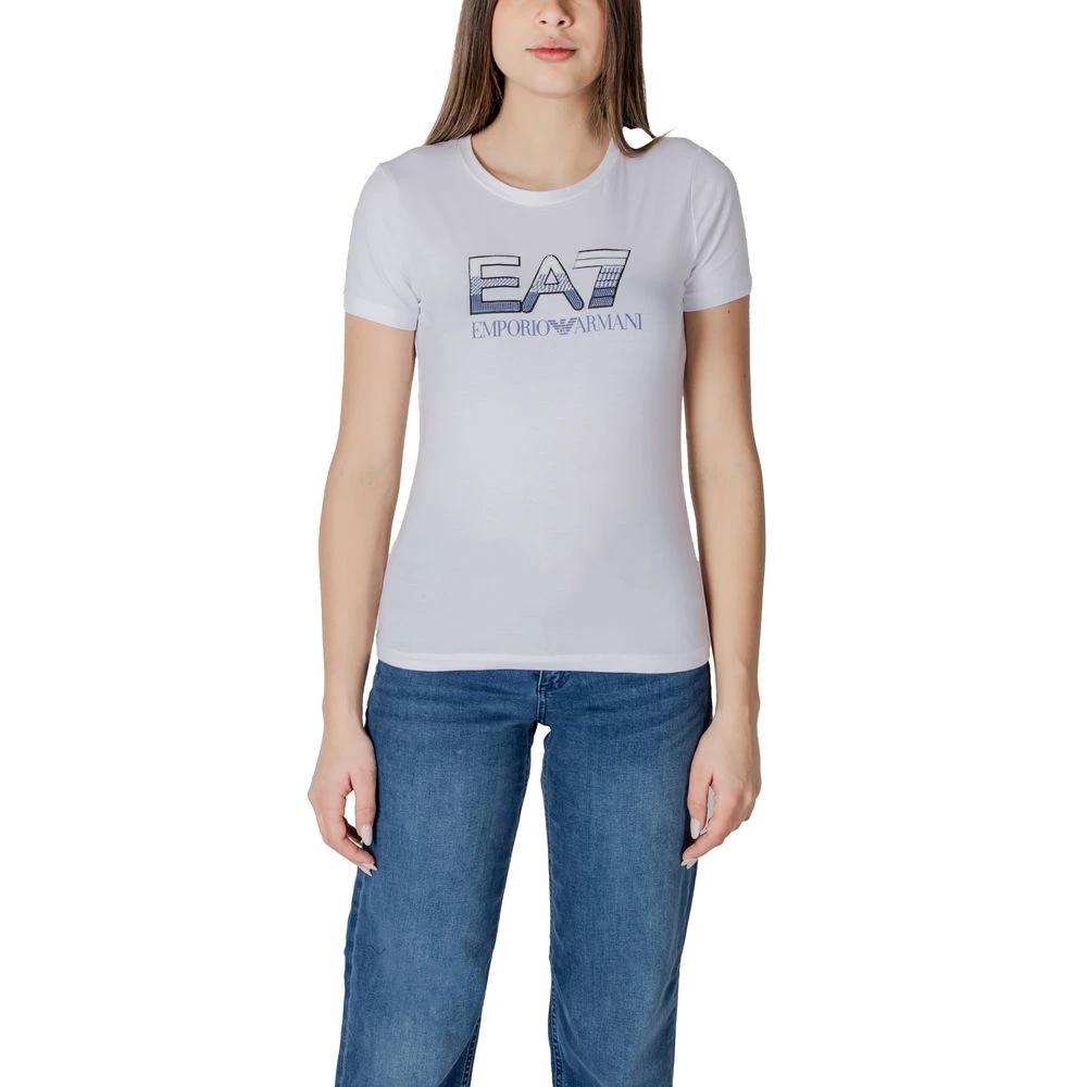 EA7 Emporio Armani White Cotton Sportswear by EA7 Emporio Armani