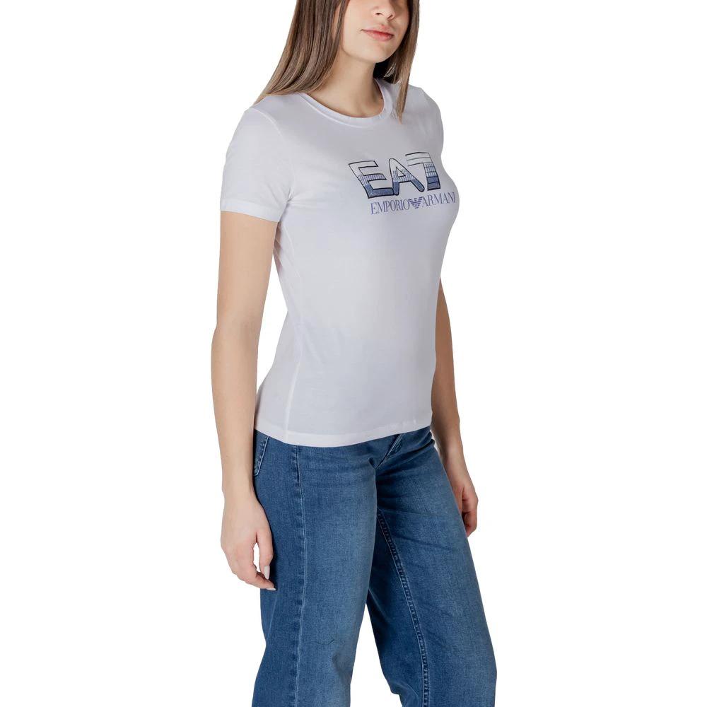 EA7 Emporio Armani White Cotton Sportswear by EA7 Emporio Armani