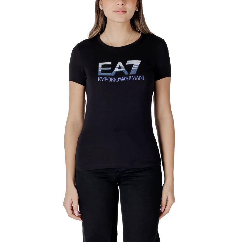 EA7 Emporio Armani Black Cotton Sportswear by EA7 Emporio Armani