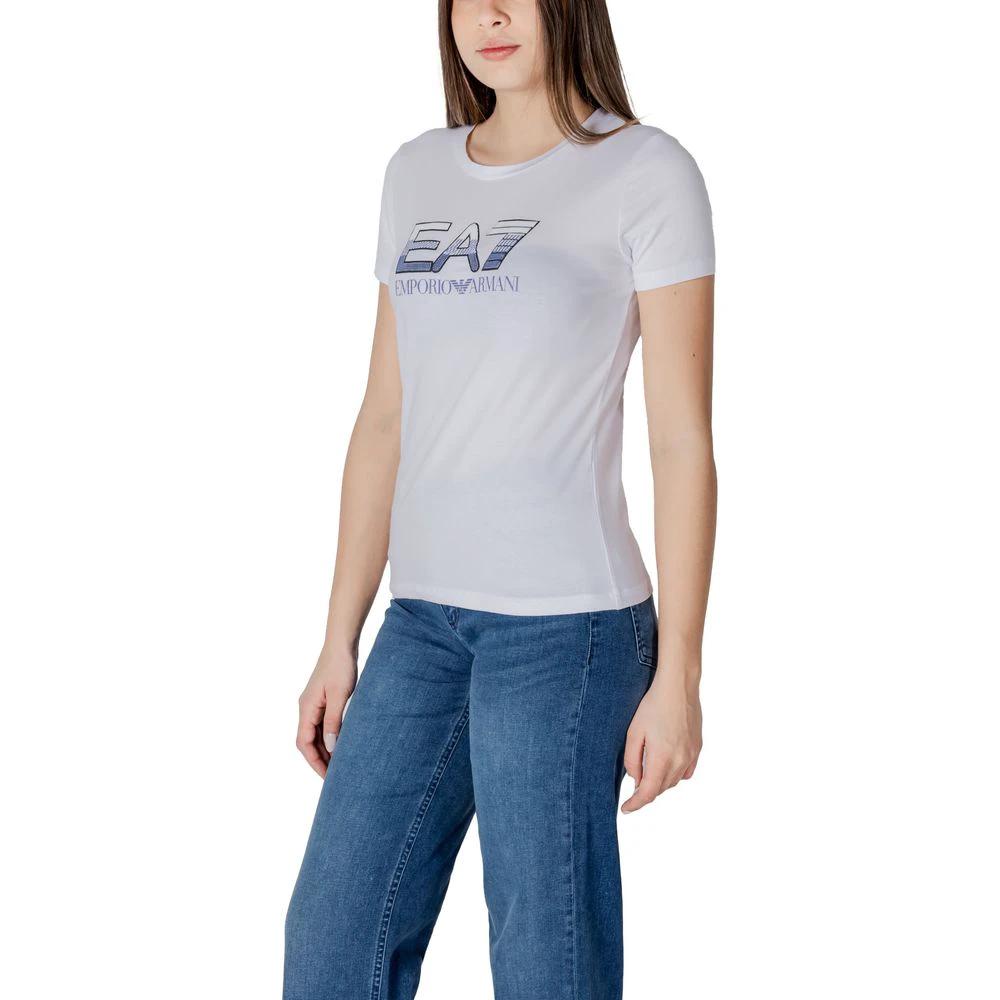 EA7 Emporio Armani White Cotton Sportswear by EA7 Emporio Armani