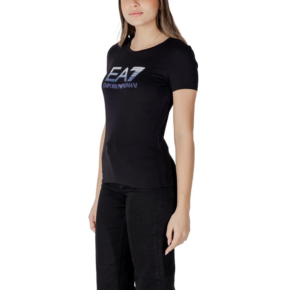 EA7 Emporio Armani Black Cotton Sportswear by EA7 Emporio Armani