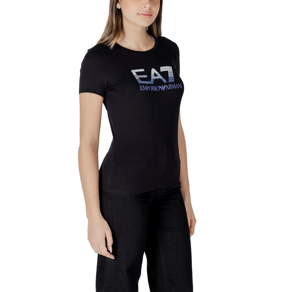 EA7 Emporio Armani Black Cotton Sportswear by EA7 Emporio Armani