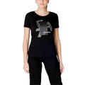 EA7 Emporio Armani Black Cotton T-Shirt by EA7 Emporio Armani