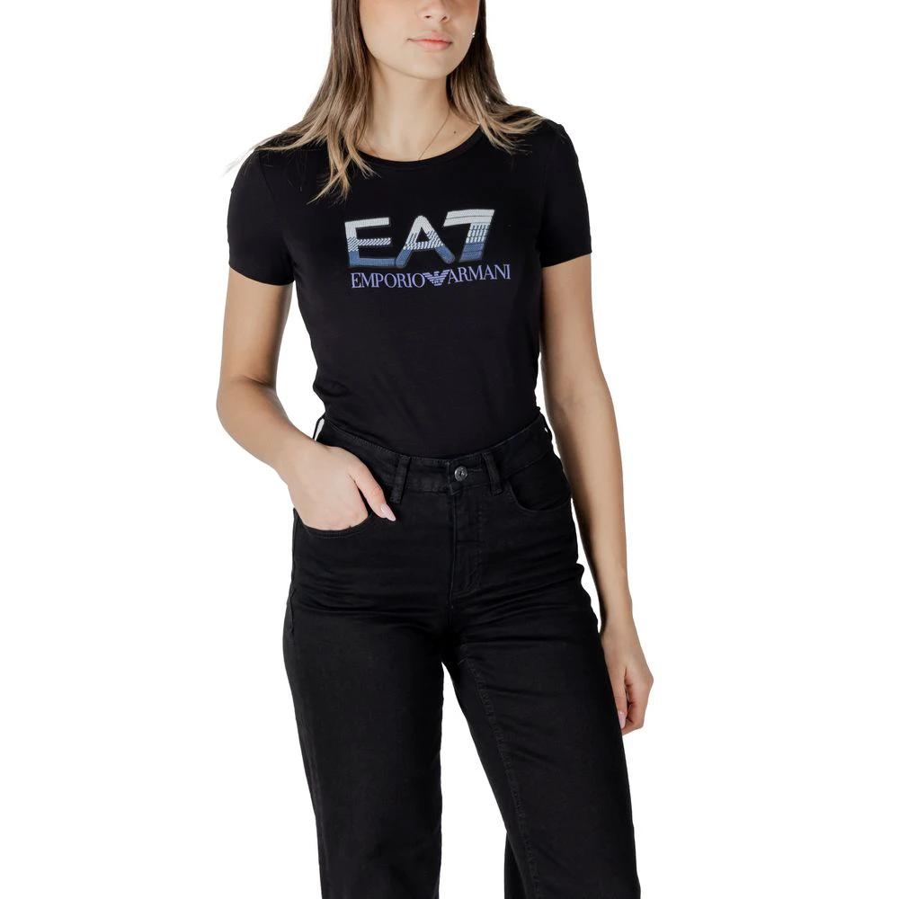 EA7 Emporio Armani Black Cotton Sportswear by EA7 Emporio Armani