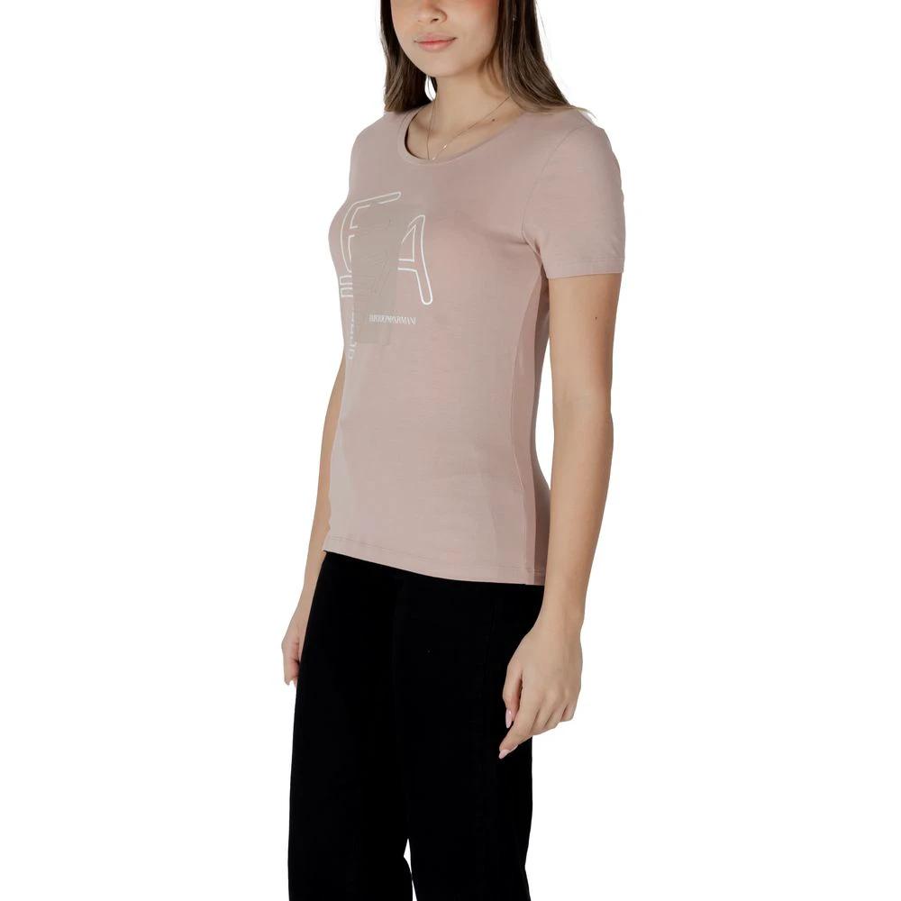 EA7 Emporio Armani Pink Cotton Sportswear by EA7 Emporio Armani