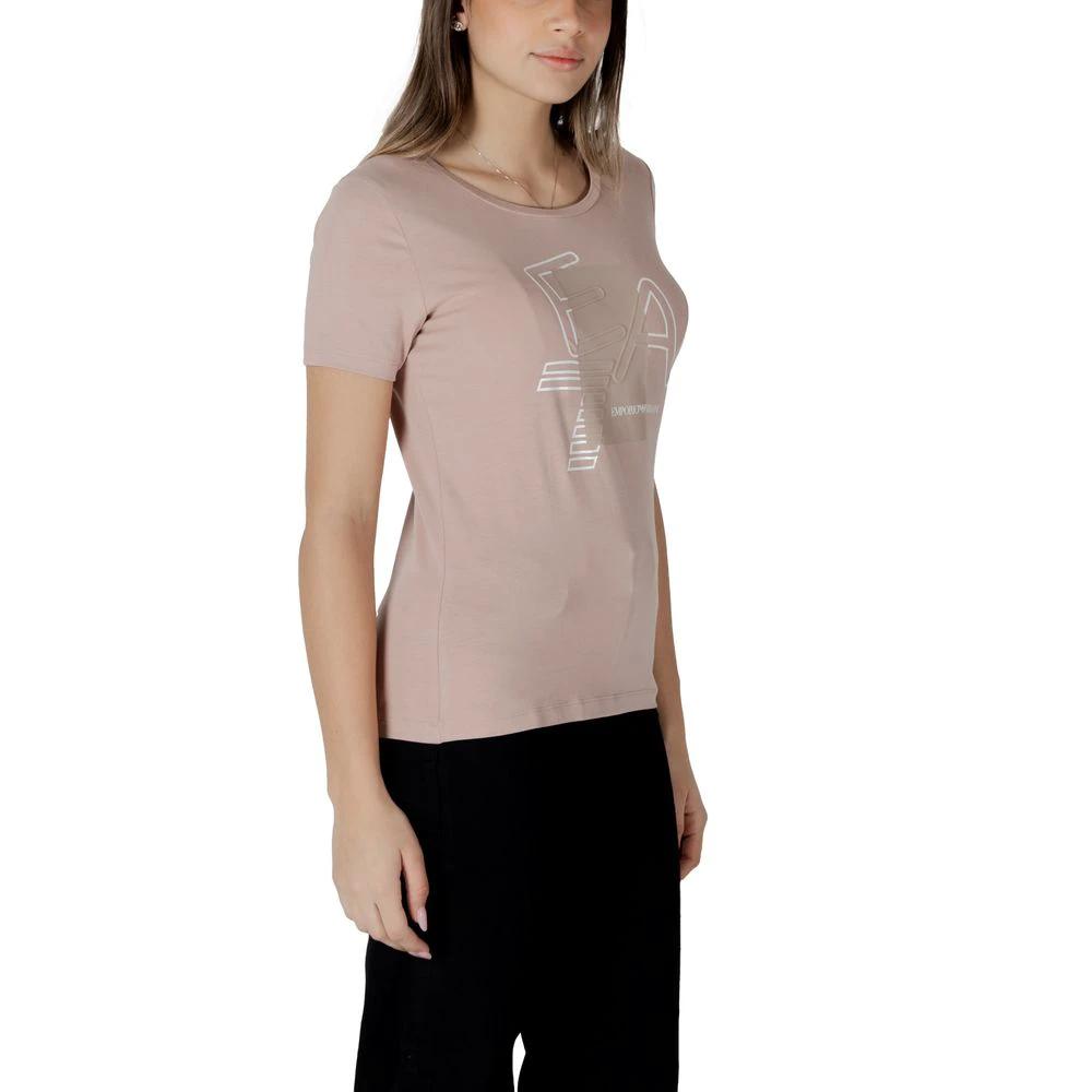 EA7 Emporio Armani Pink Cotton Sportswear by EA7 Emporio Armani