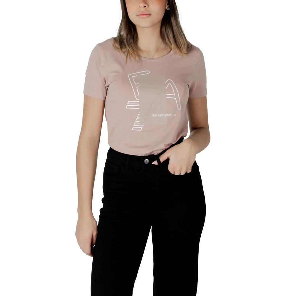 EA7 Emporio Armani Pink Cotton Sportswear by EA7 Emporio Armani