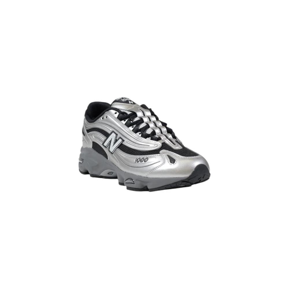New Balance Silver Synthetic Athletic Sneakers by New Balance