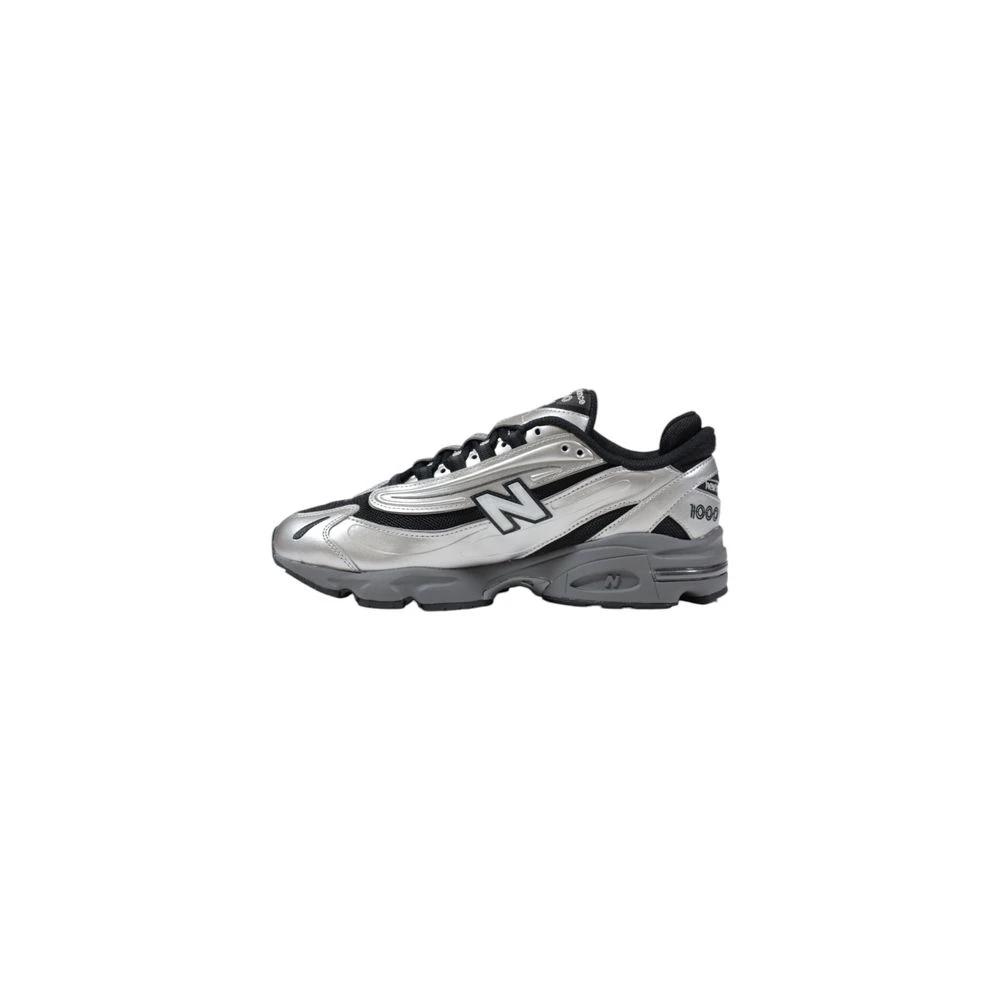 New Balance Silver Synthetic Athletic Sneakers by New Balance