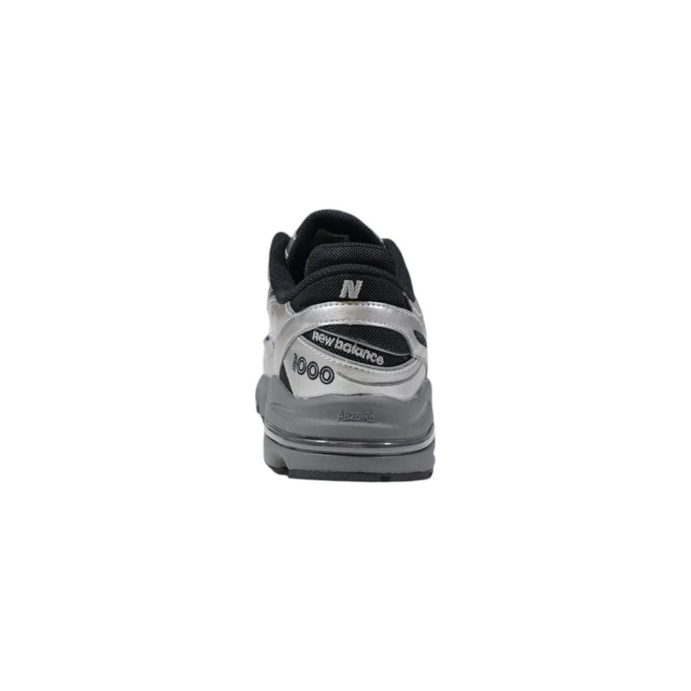 New Balance Silver Synthetic Athletic Sneakers by New Balance