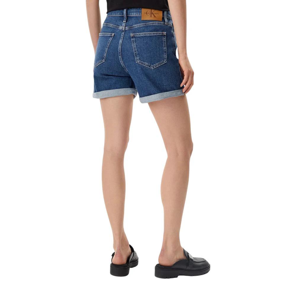 Calvin Klein Jeans Blue Cotton Shorts by Calvin Klein Jeans