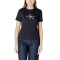 Calvin Klein Jeans Black Cotton T-Shirt by Calvin Klein Jeans