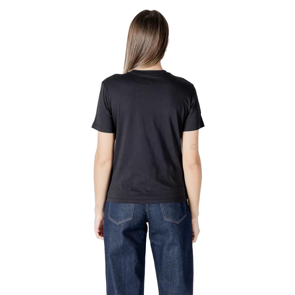 Calvin Klein Jeans Black Cotton T-Shirt by Calvin Klein Jeans