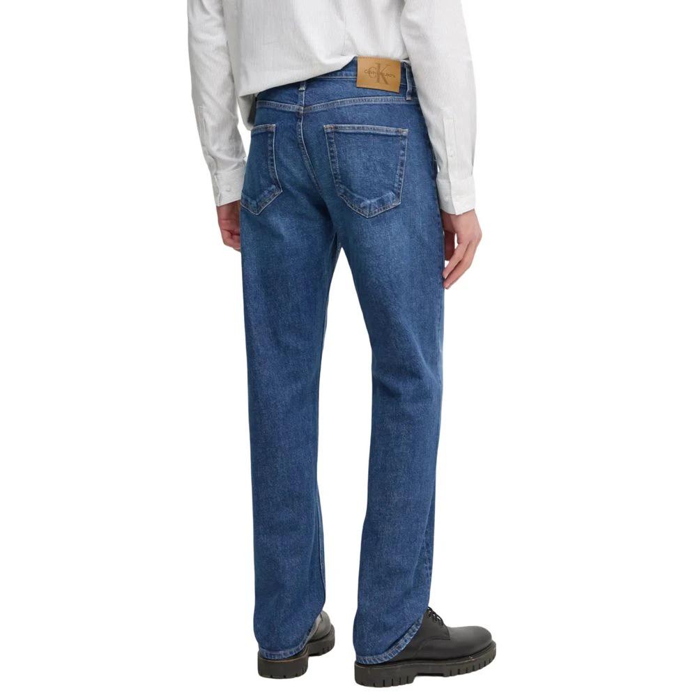 Calvin Klein Jeans Blue Cotton Relaxed Fit Jeans by Calvin Klein Jeans