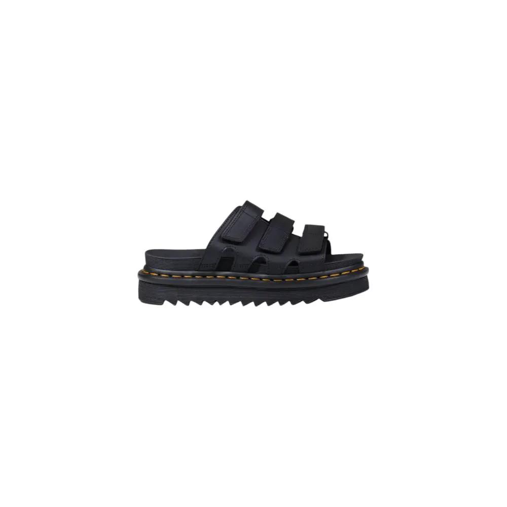 Escarpins à plateforme en cuir noir Dr. Martens