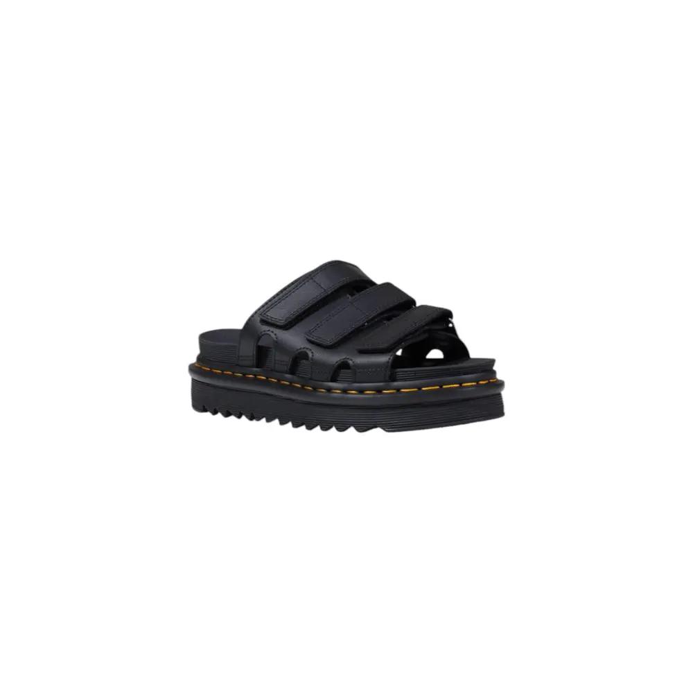 Escarpins à plateforme en cuir noir Dr. Martens