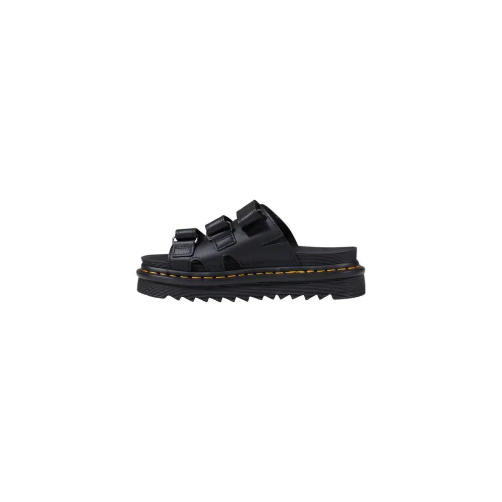 Escarpins à plateforme en cuir noir Dr. Martens