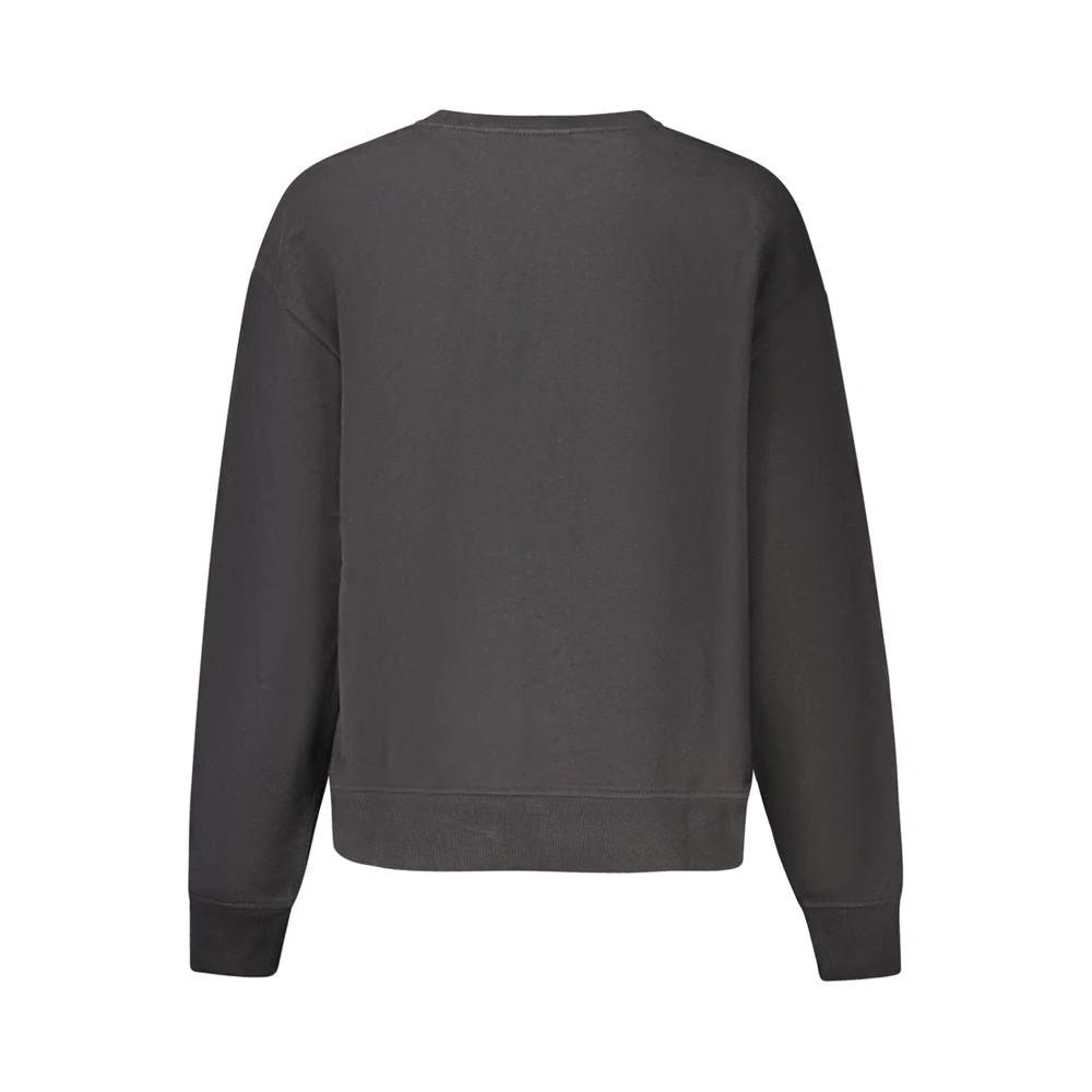 Calvin Klein Black Cotton Women's Sweatshirt Calvin Klein