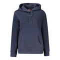 Sweat à capuche Tommy Hilfiger bleu en coton pour femme