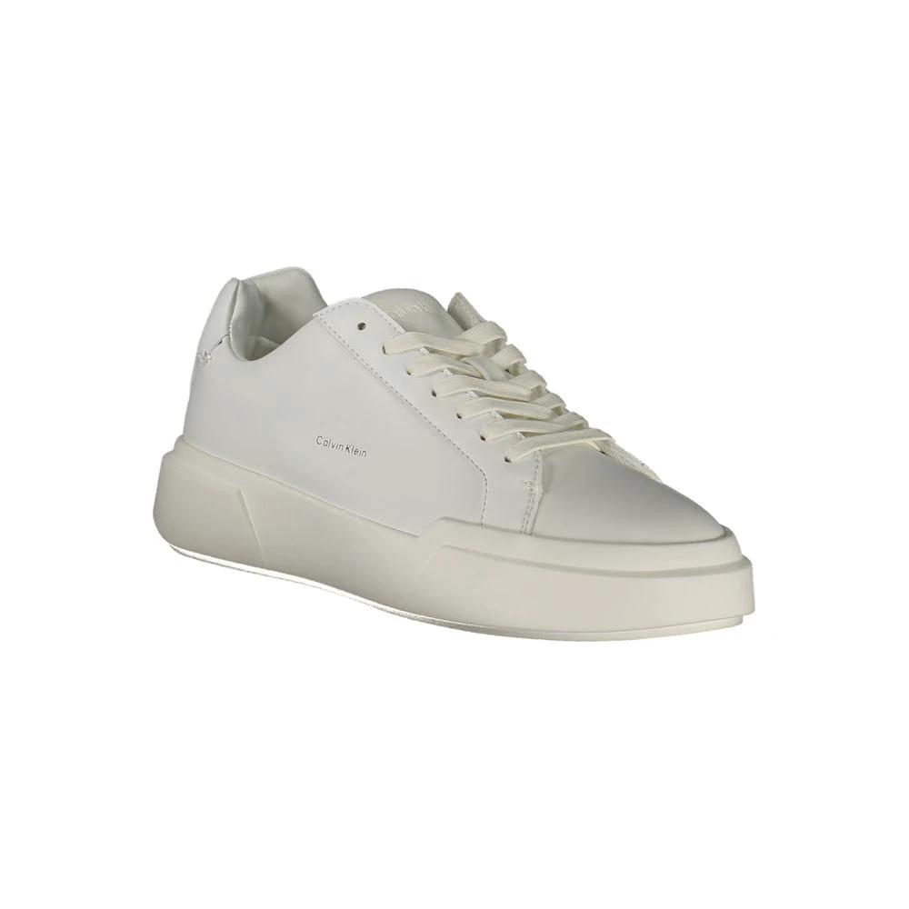 Calvin Klein Bianco Polyurethane Women Sneaker Calvin Klein