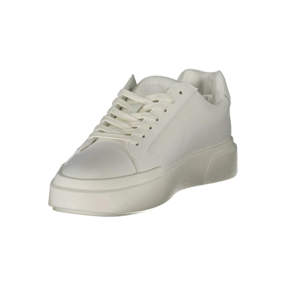 Calvin Klein Bianco Polyurethane Women Sneaker Calvin Klein
