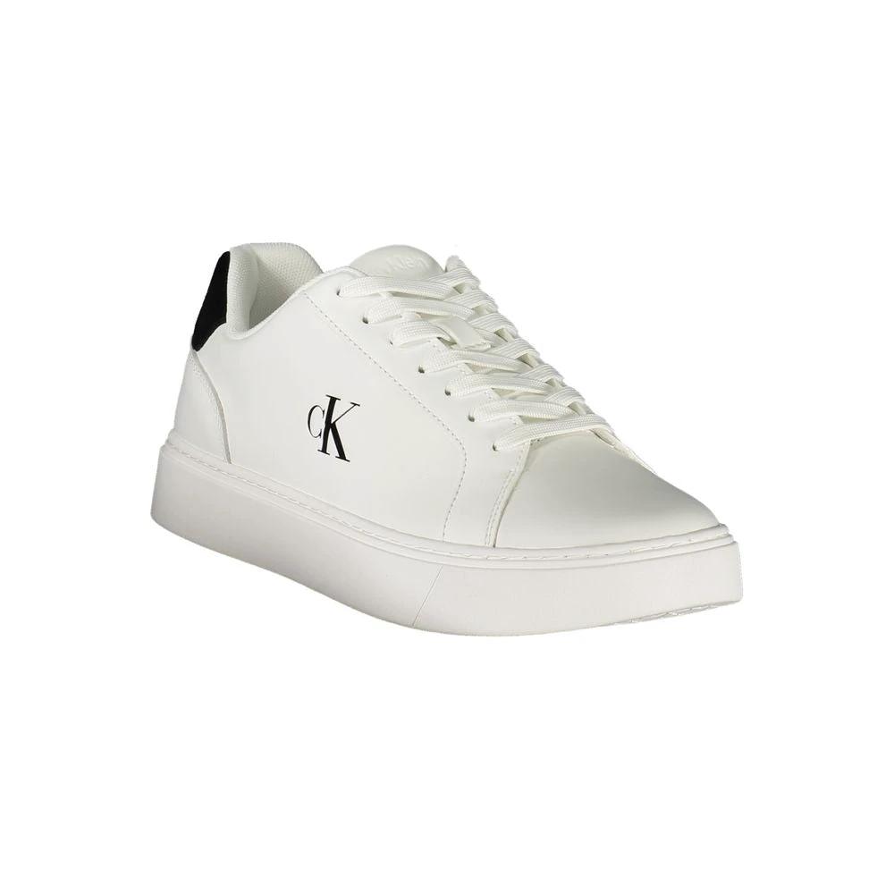 Calvin Klein Bianco Polyurethane Men Sneaker