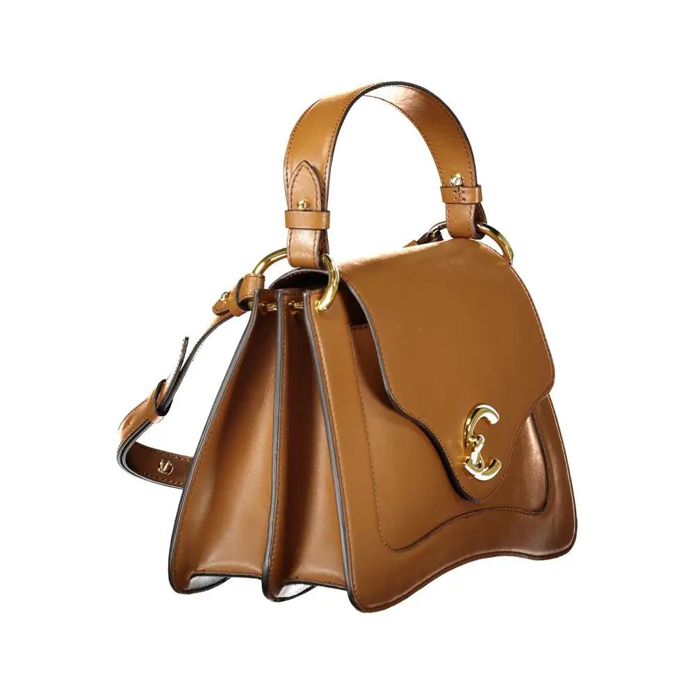 Sac à main femme Coccinelle Marrone en cuir