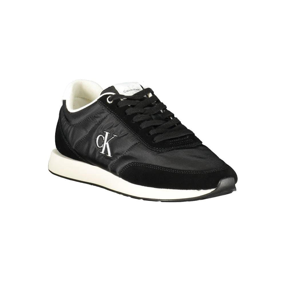 Baskets Calvin Klein noires en polyester pour homme