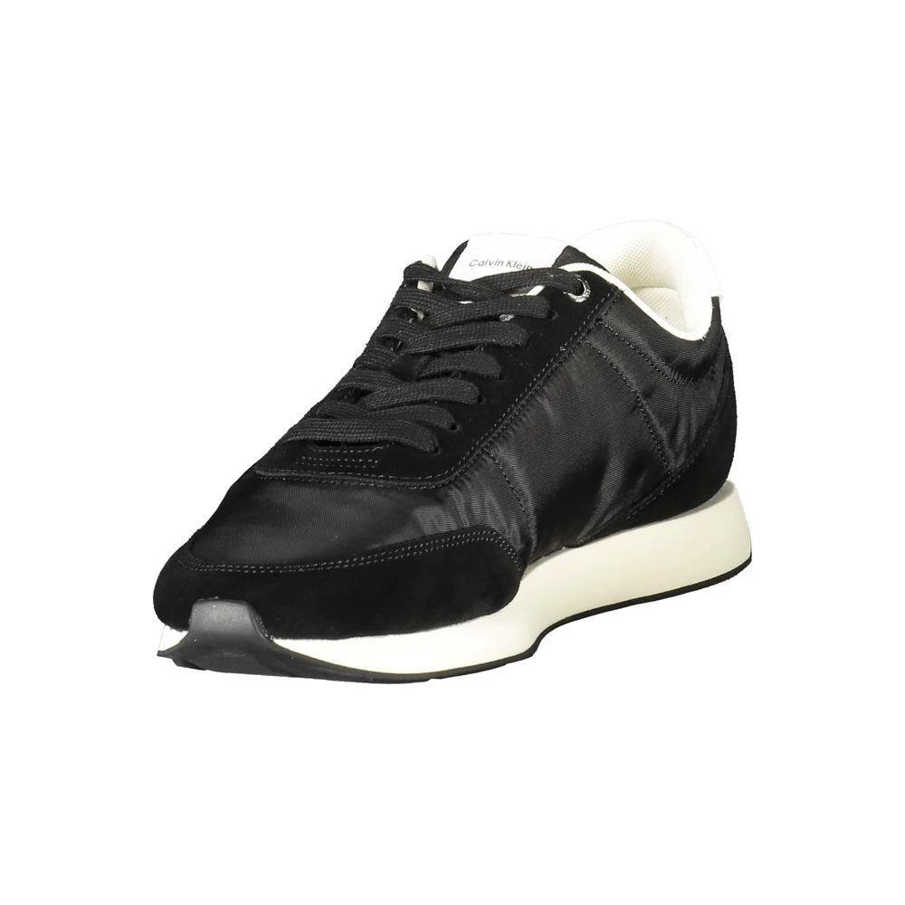 Baskets Calvin Klein noires en polyester pour homme