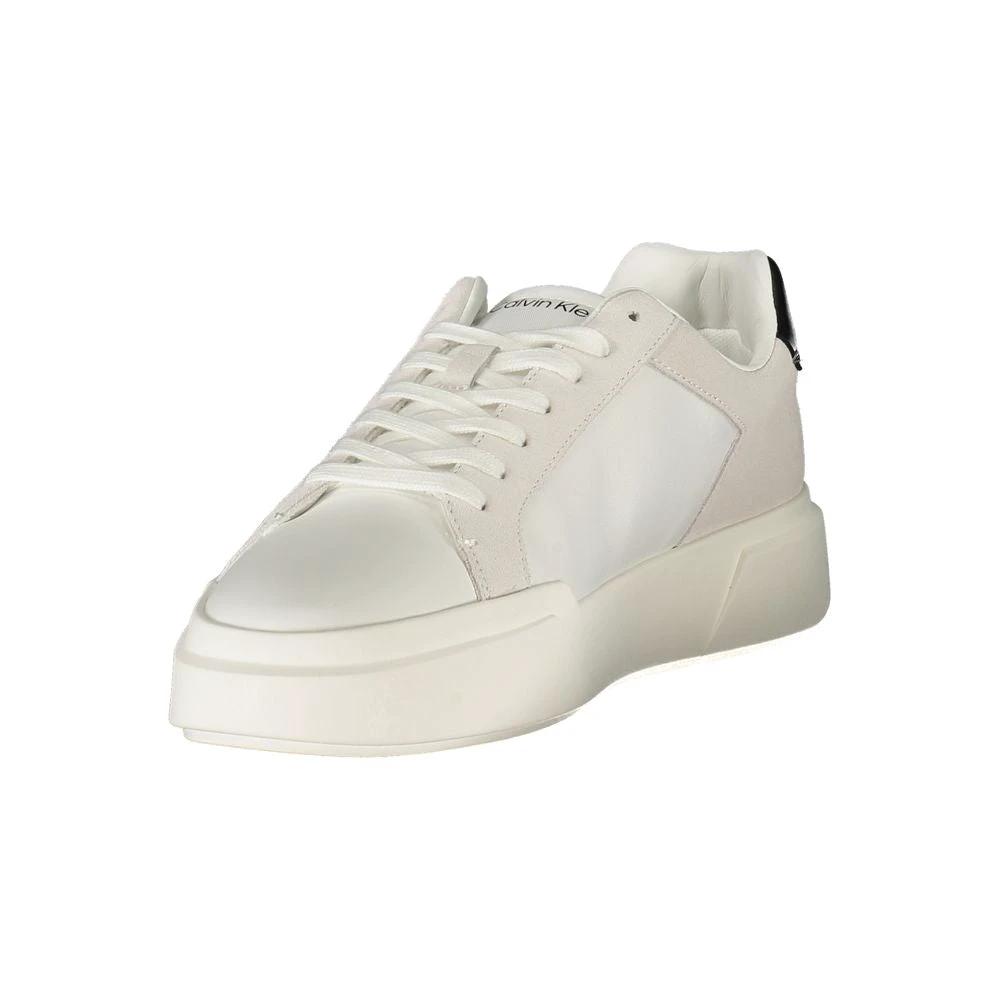 Calvin Klein Bianco Leather Men Sneaker Calvin Klein