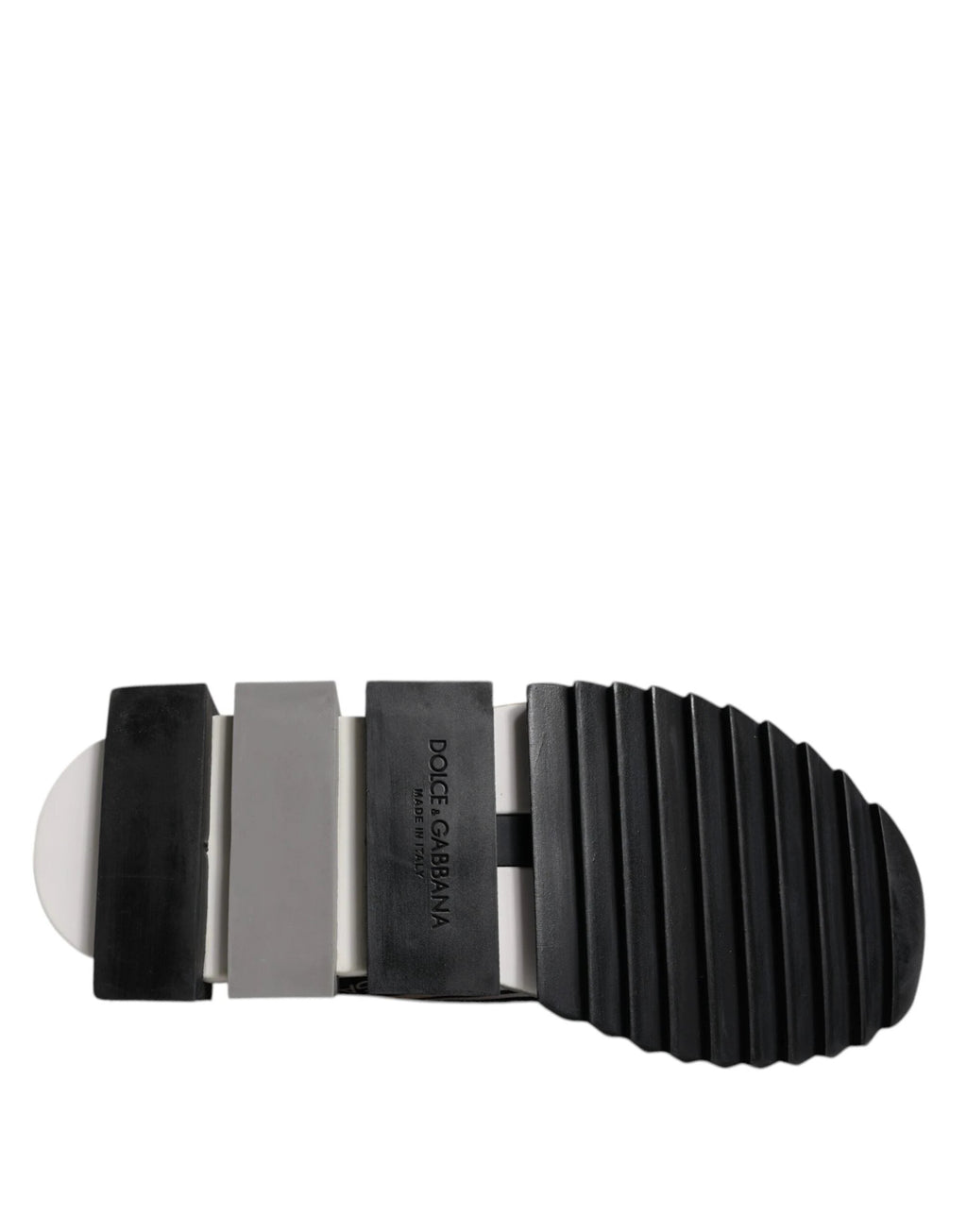 Dolce & Gabbana Black White Slip On Sorrento Sneakers Shoes by Dolce & Gabbana