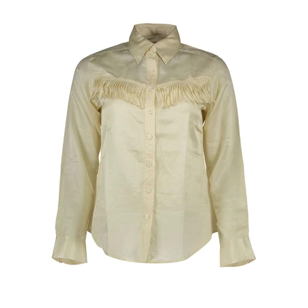 Gant Beige Cotton Women Shirt by Gant