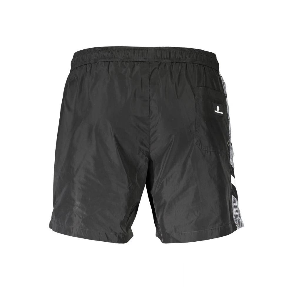 Karl Lagerfeld Nero Polyester Men's Swim Trunk by Karl Lagerfeld