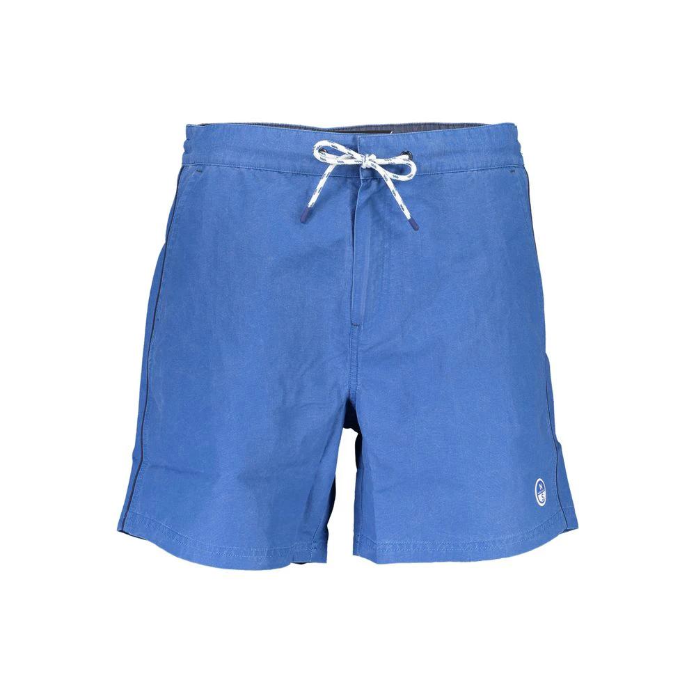 North Sails Blu Polyester Men's Swim Trunk
