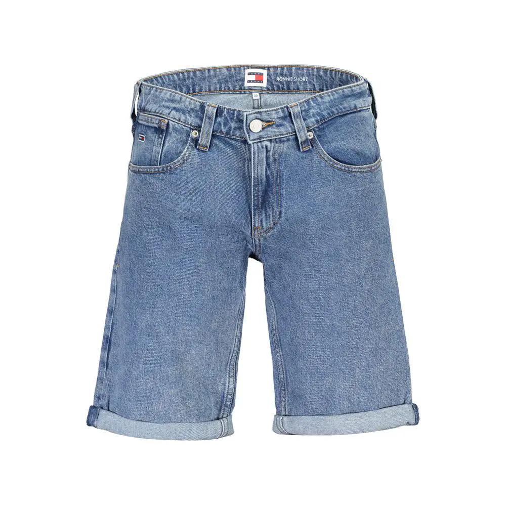Short Tommy Hilfiger bleu en coton biologique pour homme