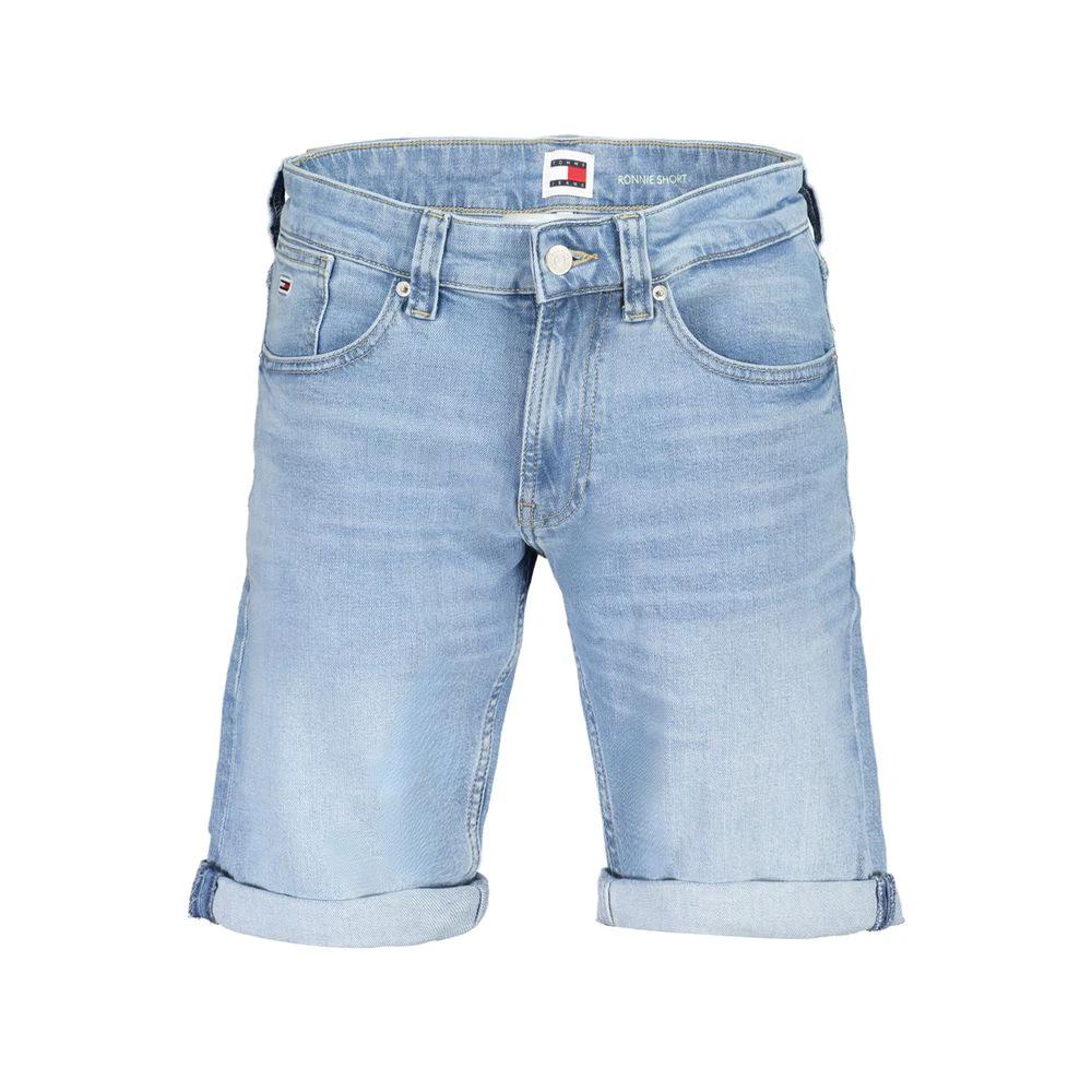 Short homme Tommy Hilfiger Azzurro en coton
