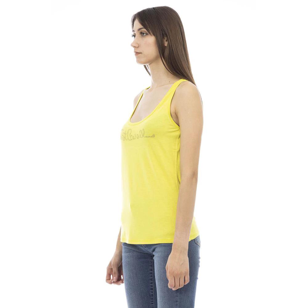 Just Cavalli Yellow Viscose Women Top by Just Cavalli
