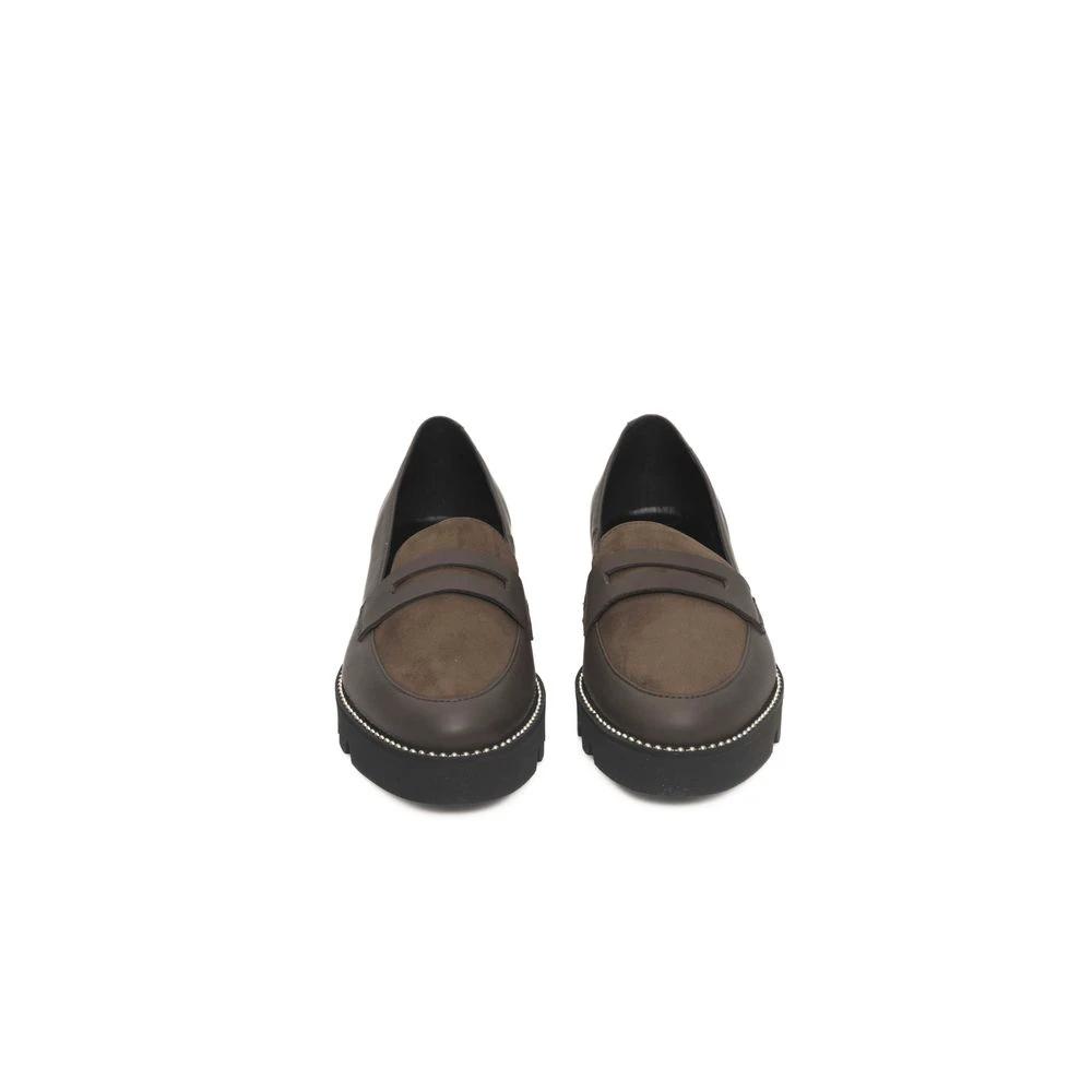 Cerruti 1881 Brown Cowhide Women Loafer by Cerruti 1881