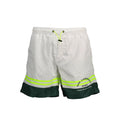 Boxer de bain homme Karl Lagerfeld en polyester blanc