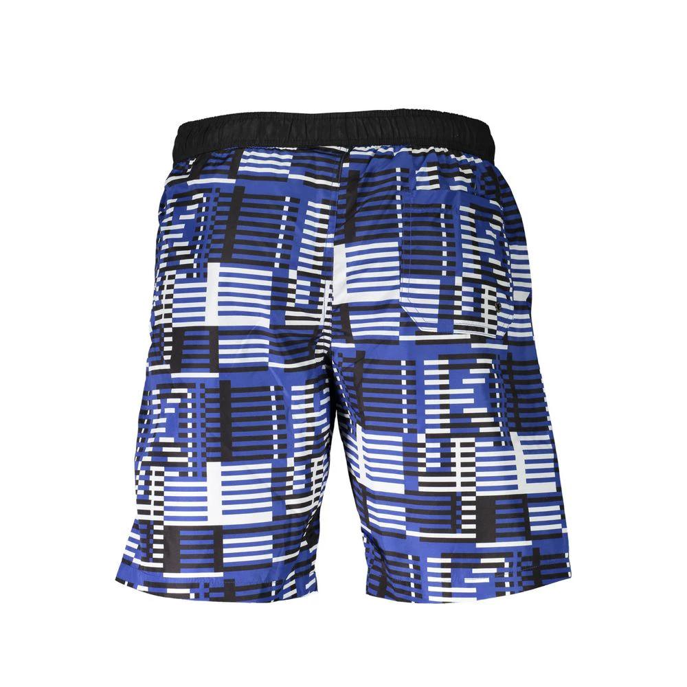 Karl Lagerfeld Blu Polyester Men's Swim Trunk