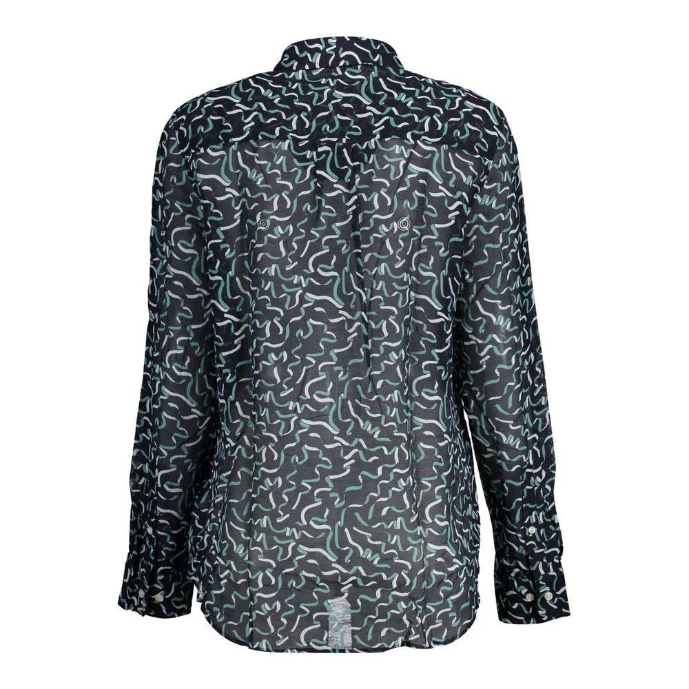 Chemise Gant en coton bleu pour femme