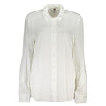 Tommy Hilfiger Bianco Viscose Women Shirt Tommy Hilfiger