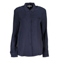 Tommy Hilfiger Blue Viscose Women Shirt Tommy Hilfiger