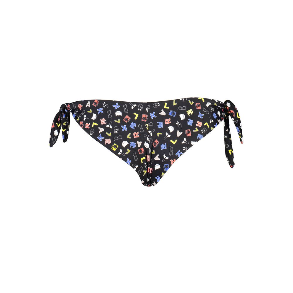 Karl Lagerfeld Black Poliammide Women's Swim Briefs