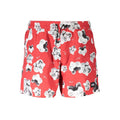 Maillot de bain homme rouge en polyester Karl Lagerfeld