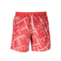 Boxer de bain homme Karl Lagerfeld Rosso en polyester